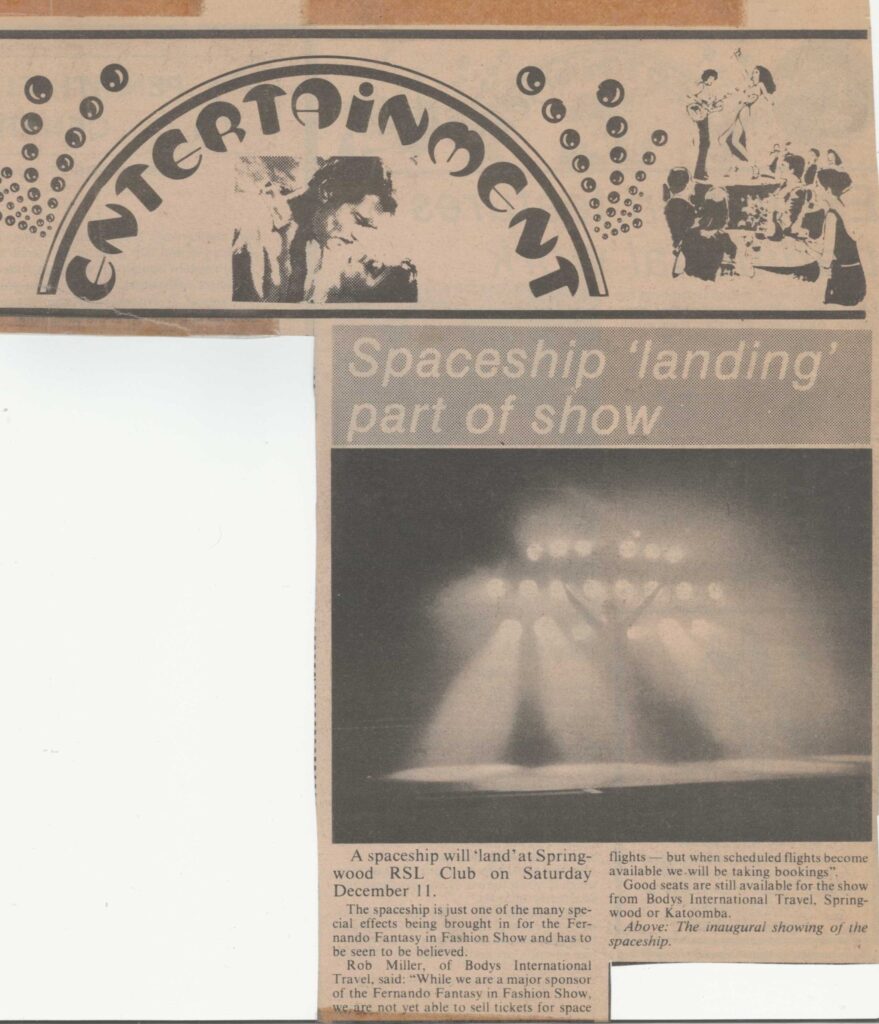 spaceship 'landing'