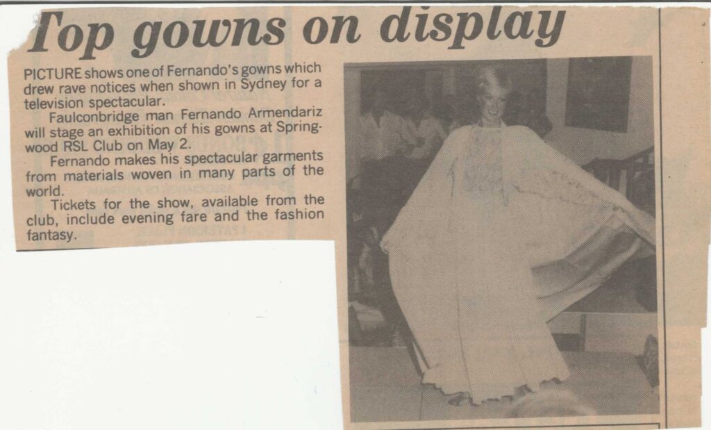 top gowns on display