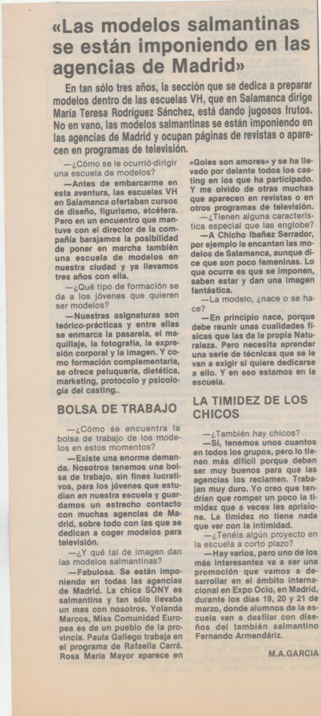 las modelos salmantinas se imponen