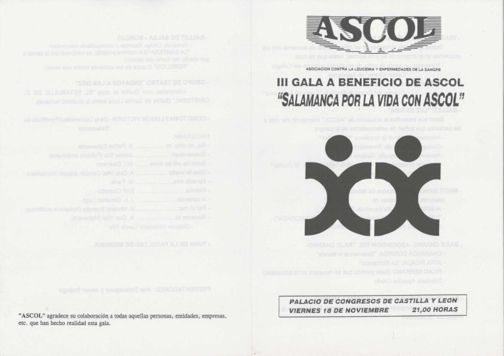 III gala a beneficio de ASCOL