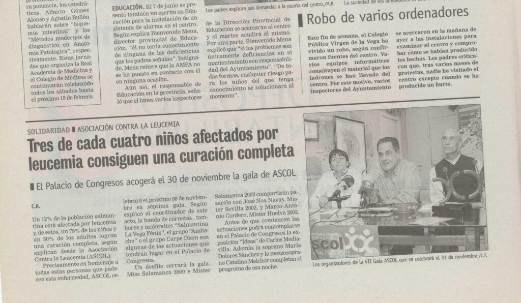 niños con leucemia