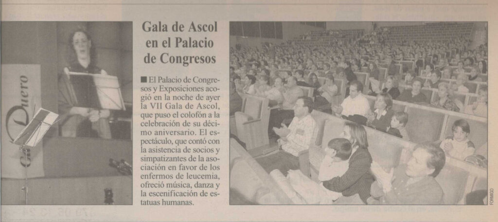 Gala de ASCOL en el Palacio de Congresos